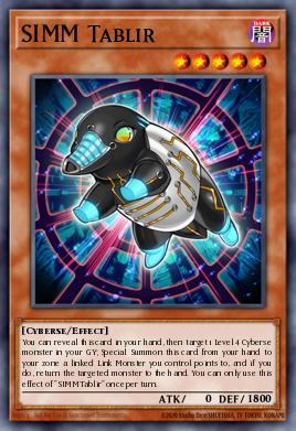 SIMM Tablir Yu-Gi-Oh card
