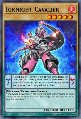 Igknight Cavalier Yu-Gi-Oh card