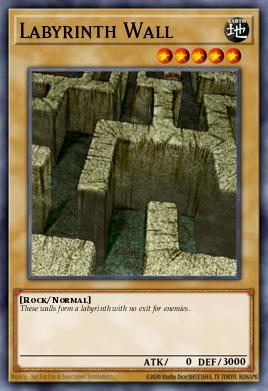 Labyrinth Wall Yu-Gi-Oh card