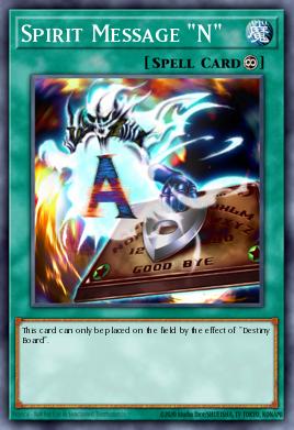 Spirit Message "N" Yu-Gi-Oh card