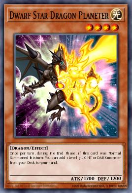 Dwarf Star Dragon Planeter Yu-Gi-Oh card