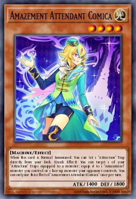 Amazement Attendant Comica Yu-Gi-Oh card