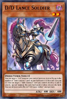 D/D Lance Soldier Yu-Gi-Oh card
