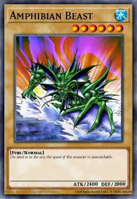 Amphibian Beast Yu-Gi-Oh card