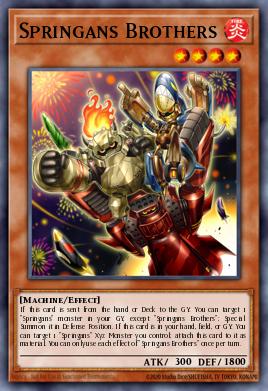 Springans Brothers Yu-Gi-Oh card