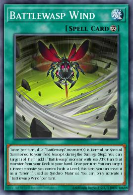 Battlewasp Wind Yu-Gi-Oh card