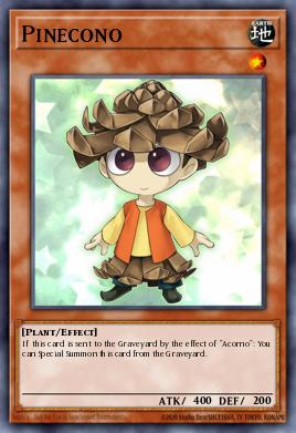 Pinecono Yu-Gi-Oh card