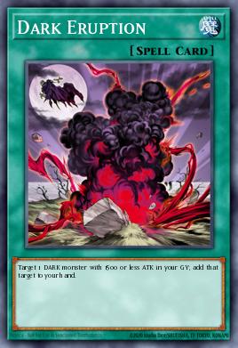 Dark Eruption Yu-Gi-Oh card
