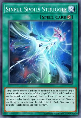 Sinful Spoils Struggle Yu-Gi-Oh card