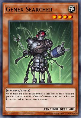 Genex Searcher Yu-Gi-Oh card