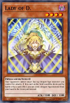 Lady of D. Yu-Gi-Oh card