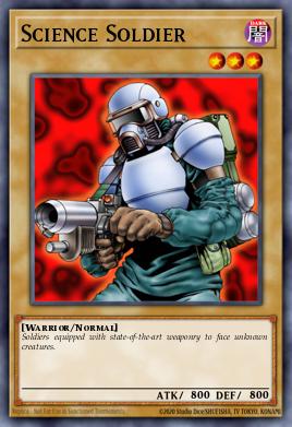 Science Soldier Yu-Gi-Oh card