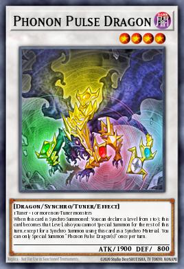 Phonon Pulse Dragon Yu-Gi-Oh card