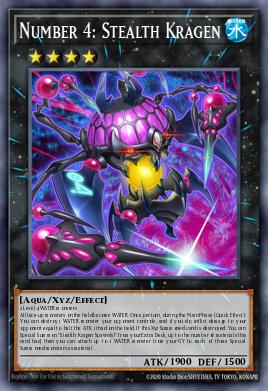 Number 4: Stealth Kragen Yu-Gi-Oh card
