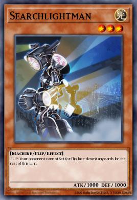 Searchlightman Yu-Gi-Oh card