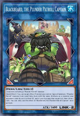 Blackbeard, the Plunder Patroll Captain Yu-Gi-Oh card