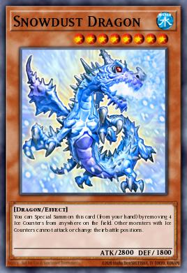 Snowdust Dragon Yu-Gi-Oh card