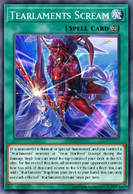 Tearlaments Scream Yu-Gi-Oh card