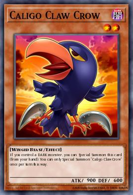 Caligo Claw Crow Yu-Gi-Oh card