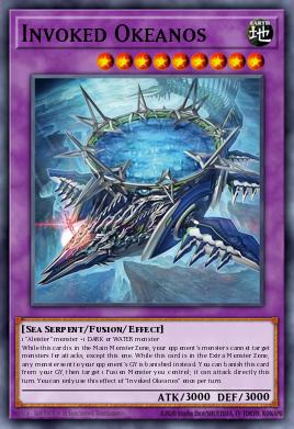 Invoked Okeanos Yu-Gi-Oh card
