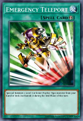 Emergency Teleport Yu-Gi-Oh card
