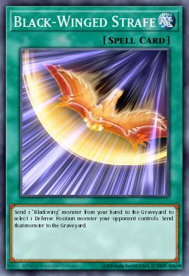 Black-Winged Strafe Yu-Gi-Oh card