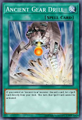 Ancient Gear Drill Yu-Gi-Oh card