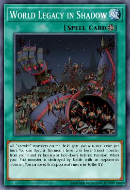 World Legacy in Shadow Yu-Gi-Oh card