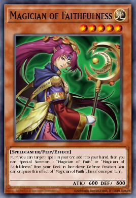 Magician of Faithfulness Yu-Gi-Oh card