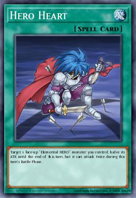 Hero Heart Yu-Gi-Oh card