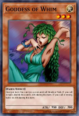 Goddess of Whim Yu-Gi-Oh card