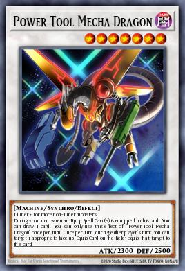 Power Tool Mecha Dragon Yu-Gi-Oh card
