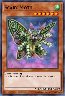Scary Moth Yu-Gi-Oh card