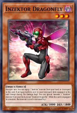 Inzektor Dragonfly Yu-Gi-Oh card