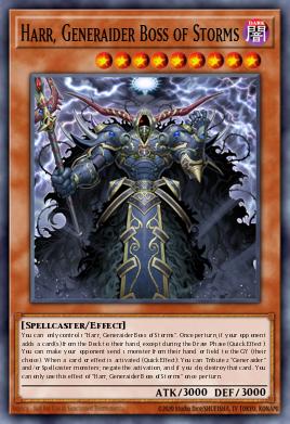Harr, Generaider Boss of Storms Yu-Gi-Oh card