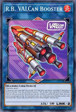 R.B. VALCan Booster Yu-Gi-Oh card