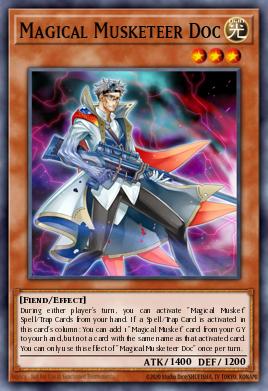 Magical Musketeer Doc Yu-Gi-Oh card