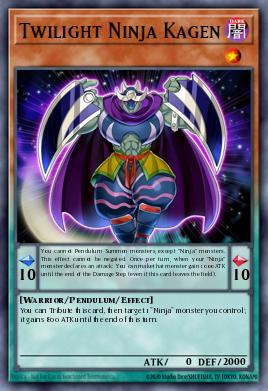 Twilight Ninja Kagen Yu-Gi-Oh card
