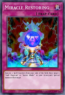 Miracle Restoring Yu-Gi-Oh card