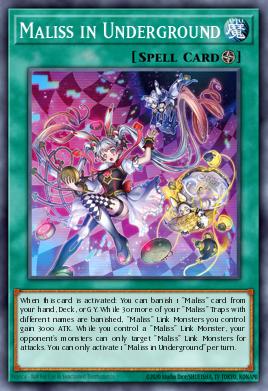 Maliss in Underground Yu-Gi-Oh card
