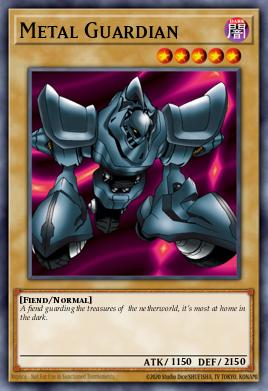 Metal Guardian Yu-Gi-Oh card