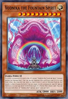 Vodnika the Fountain Spirit Yu-Gi-Oh card