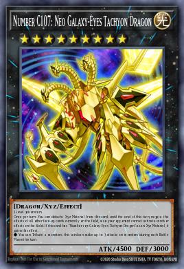 Number C107: Neo Galaxy-Eyes Tachyon Dragon Yu-Gi-Oh card