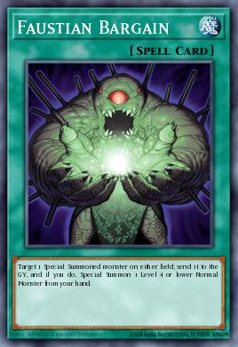 Faustian Bargain Yu-Gi-Oh card