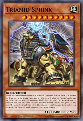 Triamid Sphinx Yu-Gi-Oh card