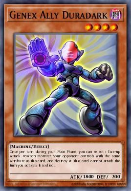 Genex Ally Duradark Yu-Gi-Oh card