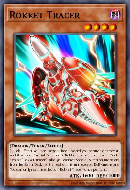 Rokket Tracer Yu-Gi-Oh card