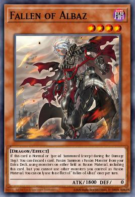 Fallen of Albaz Yu-Gi-Oh card