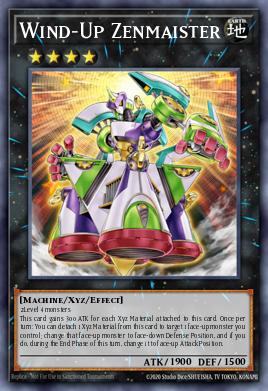Wind-Up Zenmaister Yu-Gi-Oh card