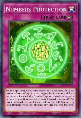 Numbers Protection Yu-Gi-Oh card